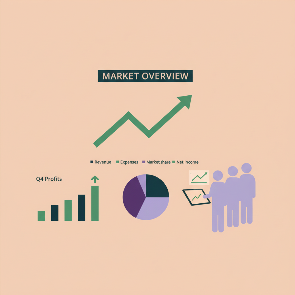 Finansal veri gösterge paneli, piyasa analiz çizelgeleri ve modern analitik görselleştirme