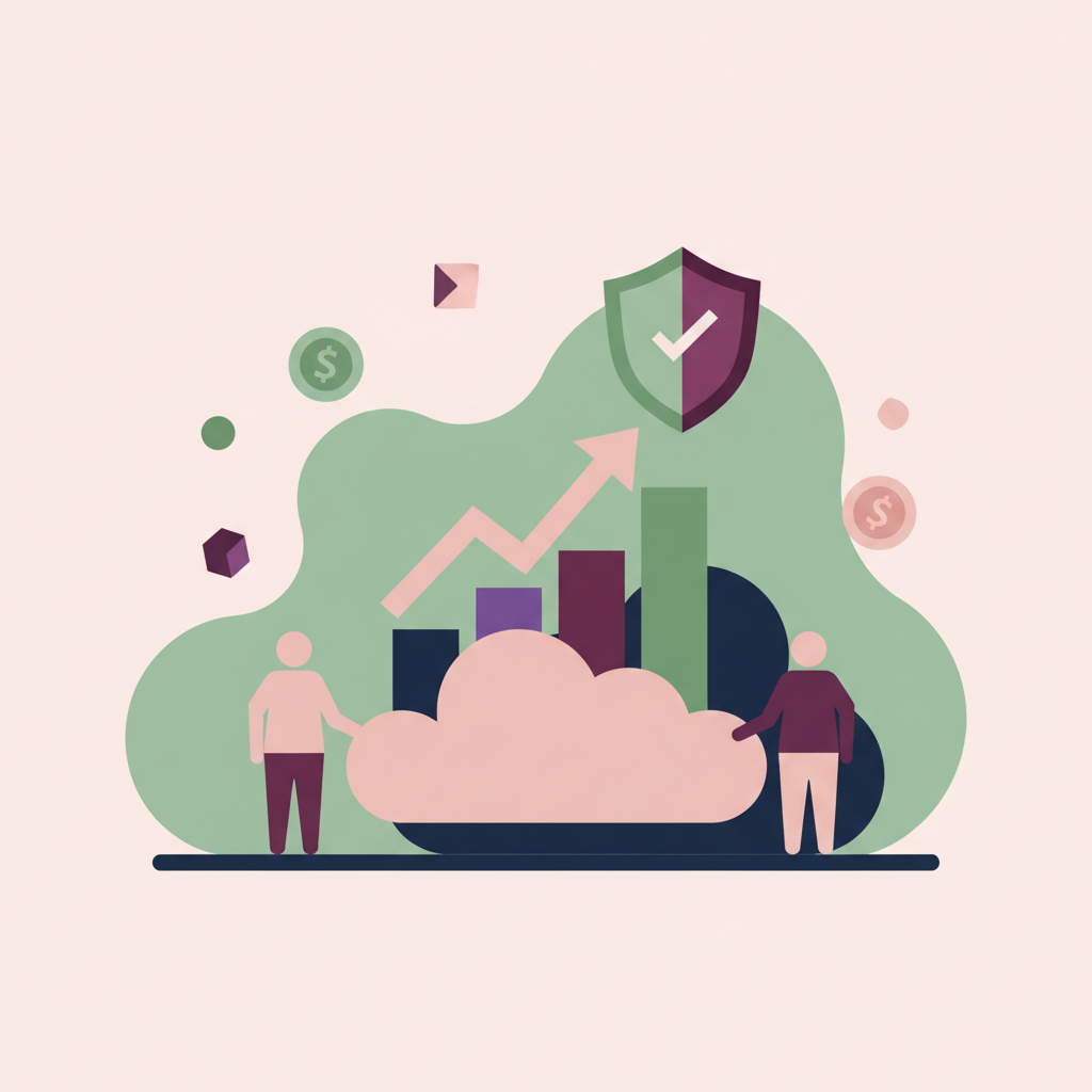 Dijital finans ve yatırım analizi konsepti görseli